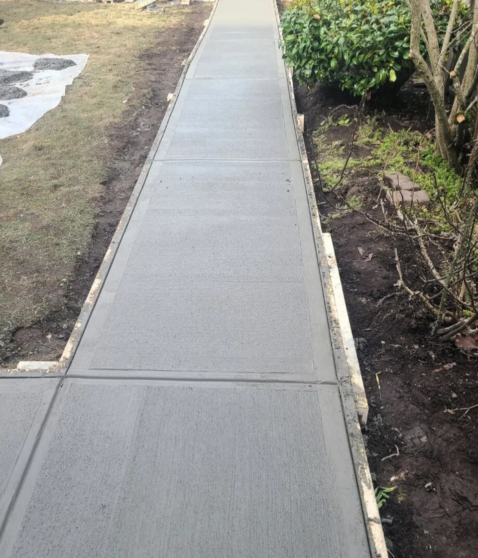 Concrete work by EcoFusion Builders